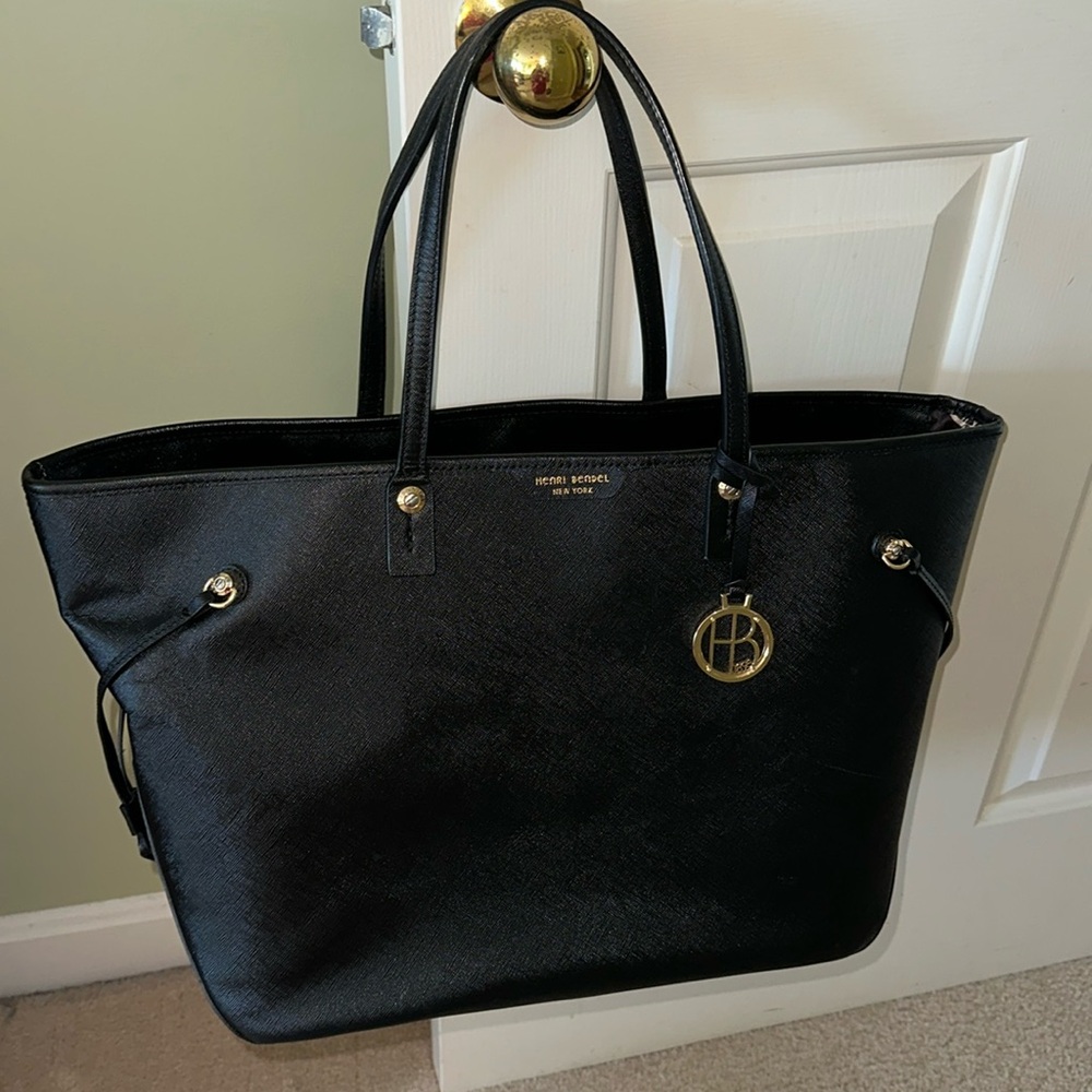Black Henri Bendel large tote - Picture 6 of 16